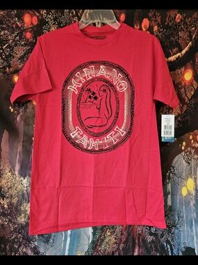 Hinano Men's Graphic Tee - Red Haapiti Design